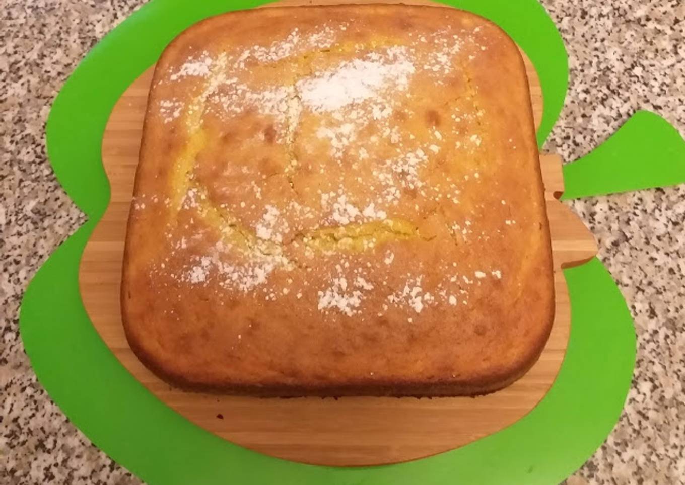 Bizcocho de calabaza y crema fraiche