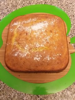 Una foto de Bizcocho de calabaza y crema fraiche