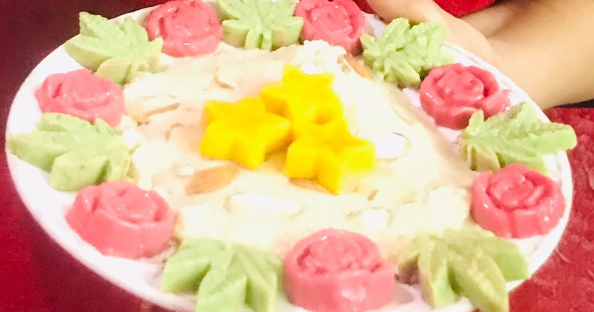 Healthy Colourful Pudding Recipe by Ela Grover - Cookpad