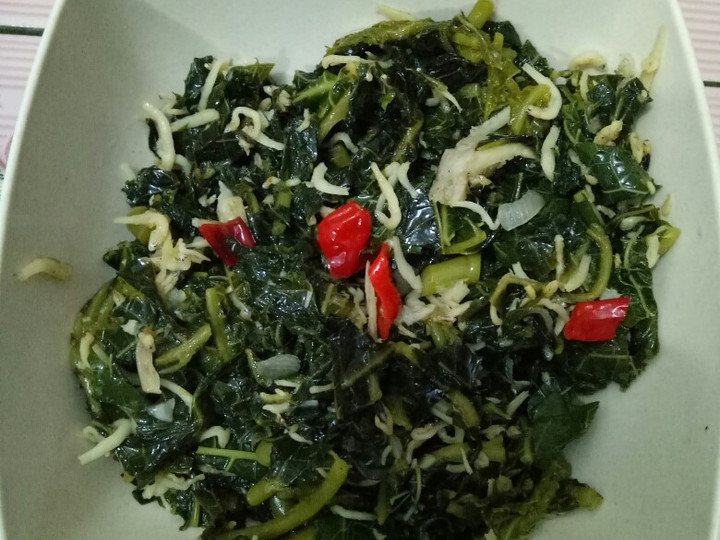 Cara Gampang Membuat Tumis daun pepaya teri, Bisa Manjain Lidah