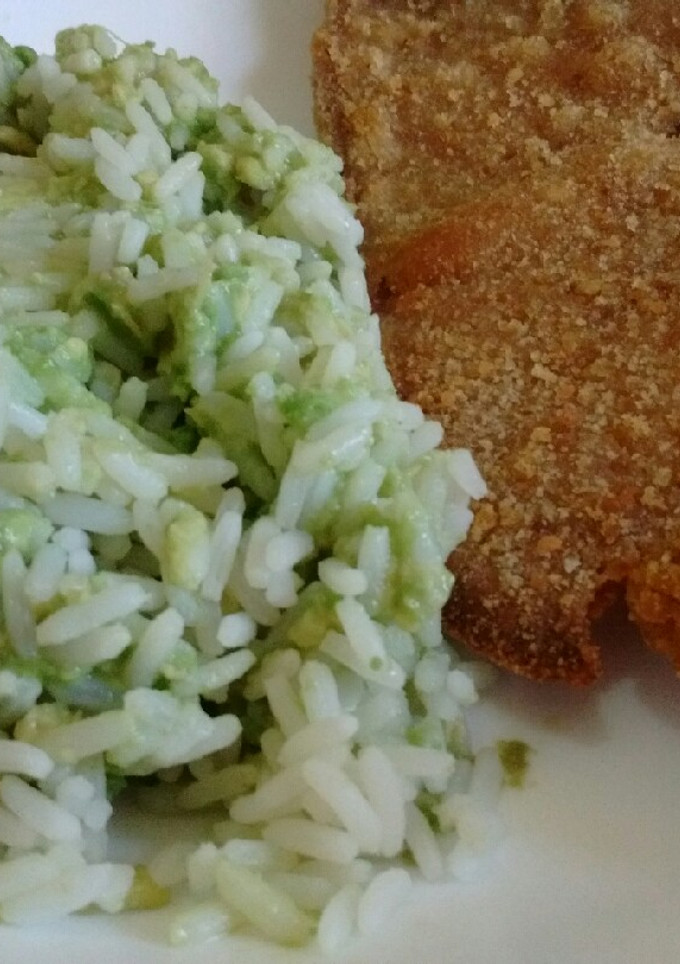 Una foto de Arroz con palta