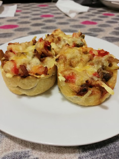 Una foto de Hojaldres rellenos