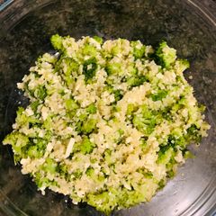 A picture of Bulgur Broccoli and Feta Salad.