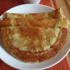 A picture of Lemon poppy seeds savory pancakes.