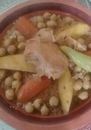 صورة لوصفة كسكس بالمرق
