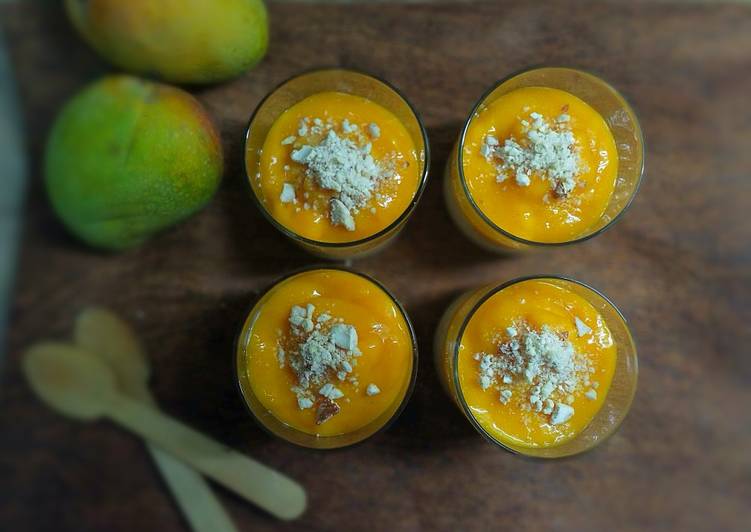 Steps to Make Any-night-of-the-week Aamras kheer (with cane sugar and brown rice)