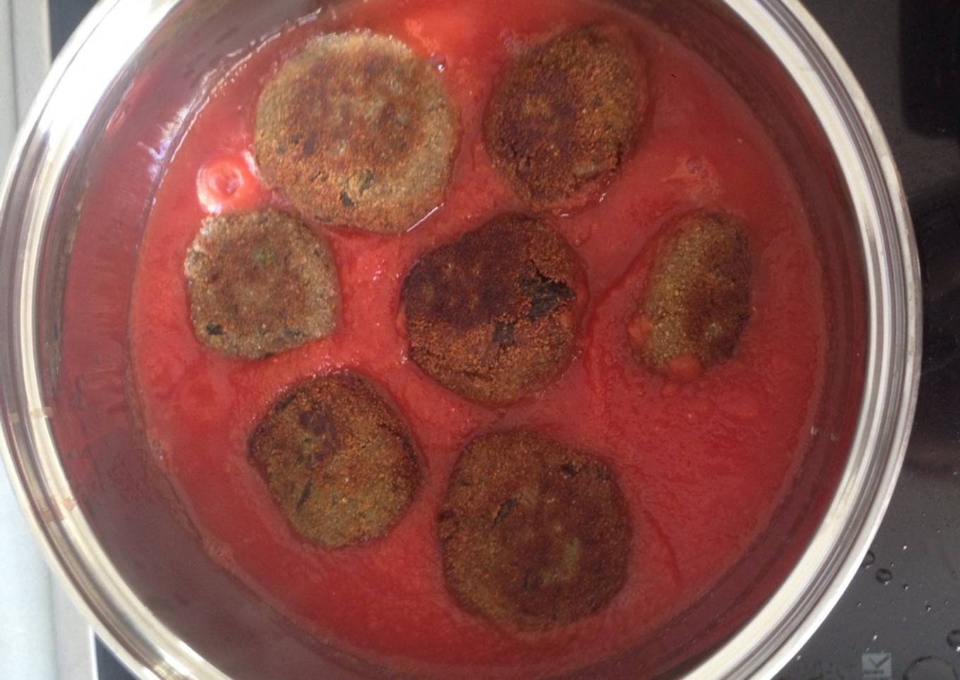 Albóndigas de berenjena y calabacín