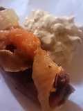 Cool Dipping sauce for hot sausages
