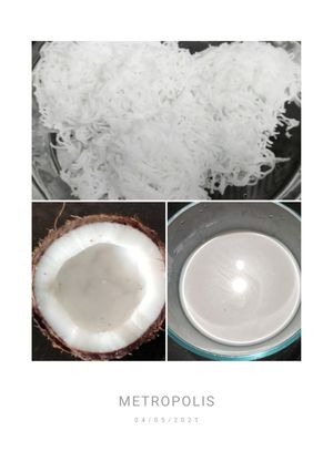 இடியாப்பம்&தேங்காய் பால் (String hopper & Coconut milk) செய்முறை முக்கிய புகைப்படம்