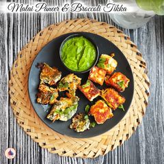 A picture of Malai Paneer & Broccoli Tikka.