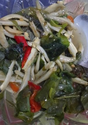 Foto resep Tumis teri daun melinjo