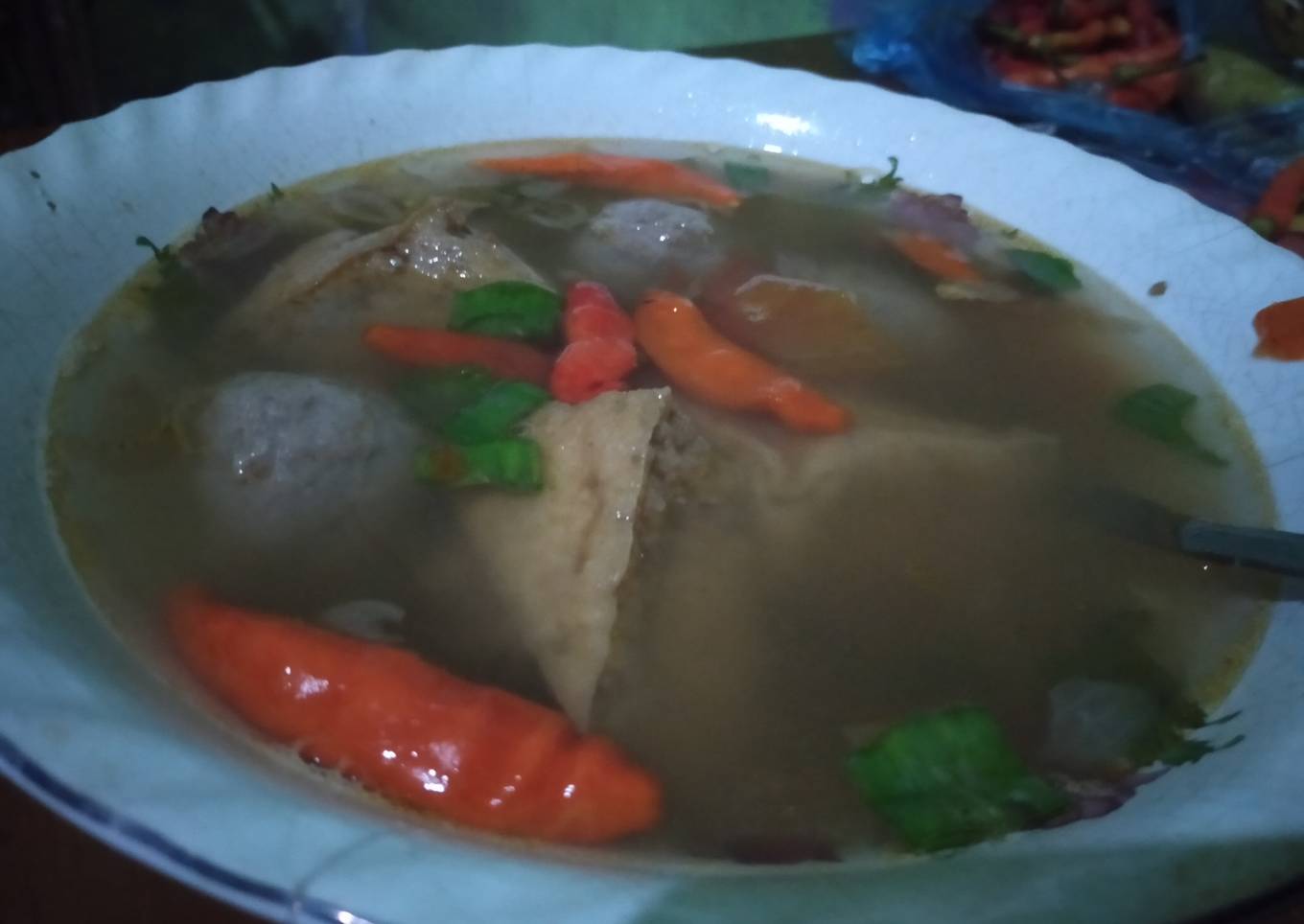 Bakso ikan homemade endol