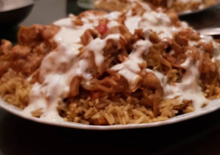 فتة شاورما فراخ