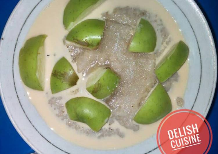 Recipe of Oats and apple slices in 28 Minutes at Home