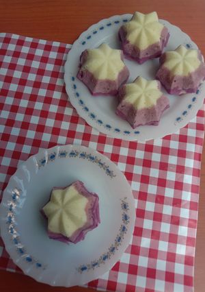 Foto resep Bolu Kukus Lapis Taro