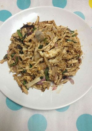 รูปของ ลาบอกไก่ฉีก