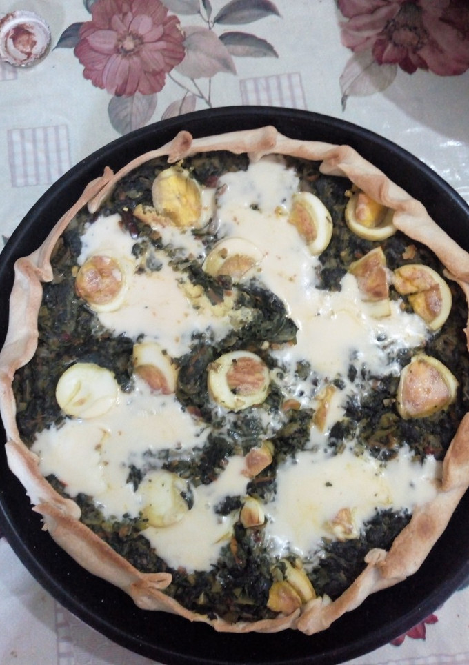 Una foto de Tarta de acelga de una sola tapa