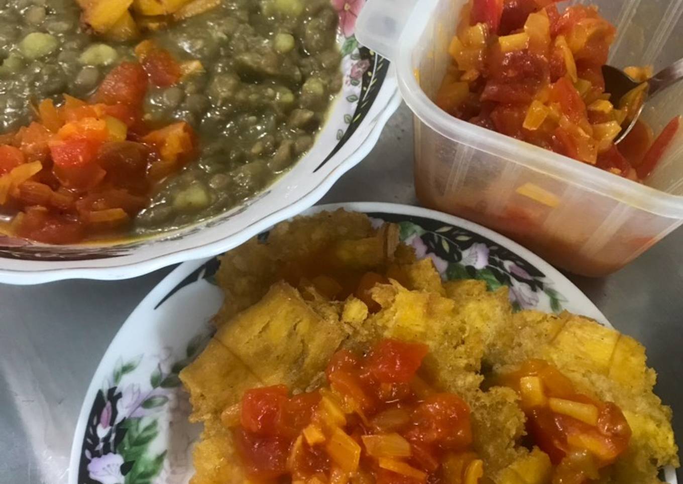Lentejas con Patacones😋