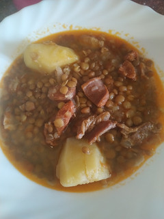 Una foto de Lentejas con chorizo