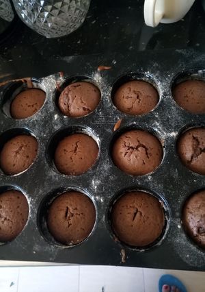 A picture of Chocolate cupcakes.