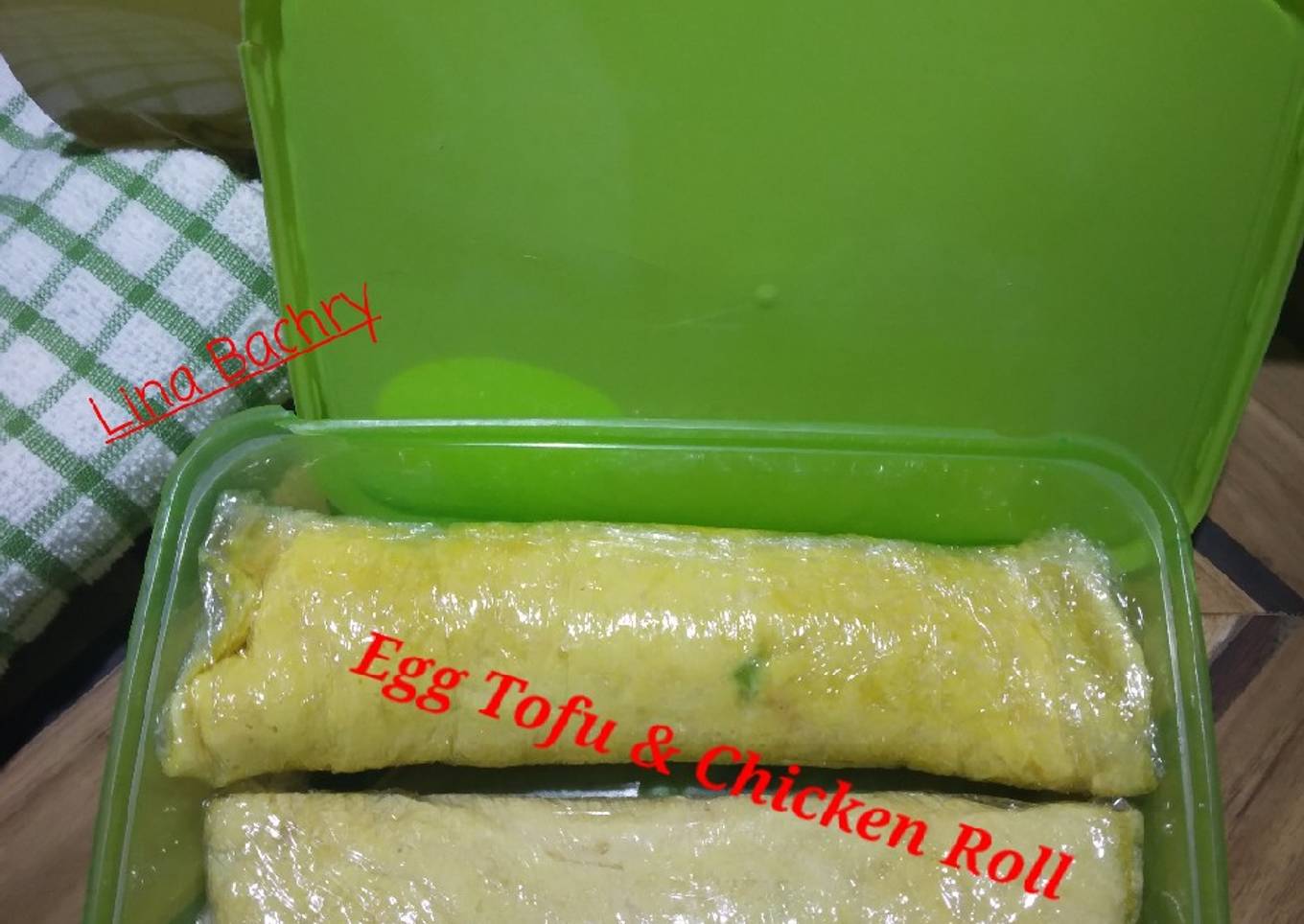 Egg Tofu Chicken Roll (Gluten Free)