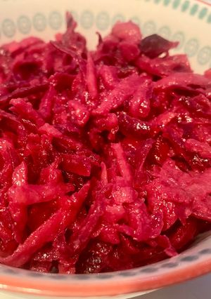 Nyers almás céklasaláta recept fotója