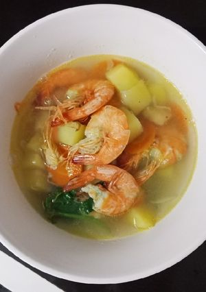 Foto resep Sup Udang Segar
