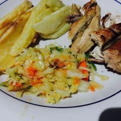 A picture of Steamed cabbage salad.