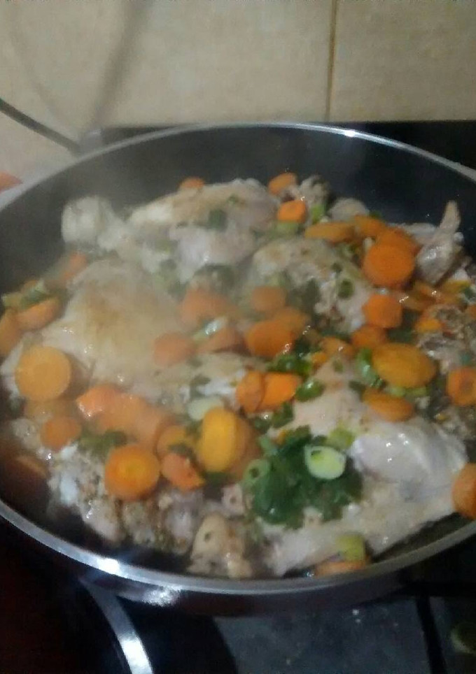 Una foto de Pollo al disco