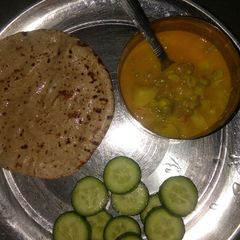 Aloo mater ki sabji A picture of Aloo mater ki sabji.