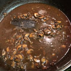 A picture of Magic Mushroom Sauce.