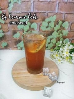 Foto resep Es Lemon Teh Chiaseed