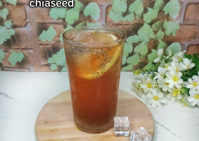 Resep Es Lemon Teh Chiaseed oleh Nyanyah - Cookpad