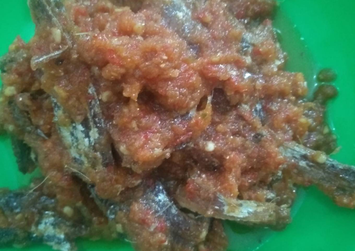 Ikan Asin Belida balado