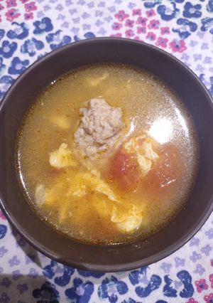 A picture of Pork Ball Soup.