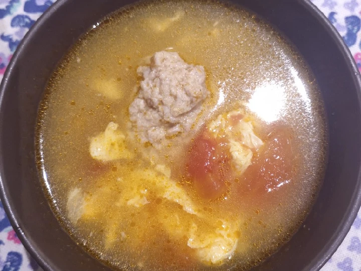 Easy Way Make Pork Ball Soup which Delicious