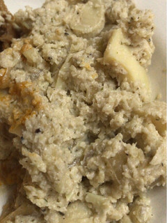 Una foto de Risotto de coliflor y champiñones