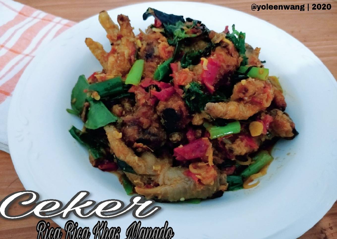 Ceker Rica Rica Khas Manado