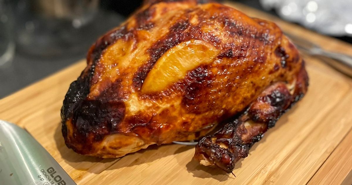 Orange Honey Glazed Christmas Turkey Crown (Moist And Tasty!) Recipe by