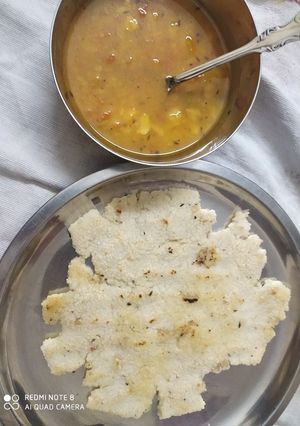 A picture of Samak chapati.