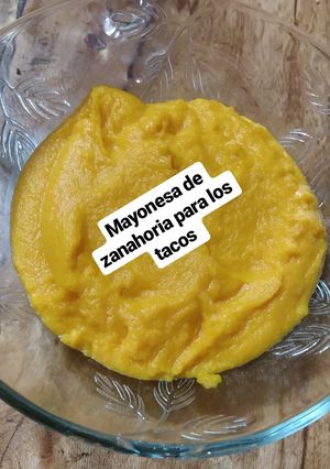 Una foto de Mayonesa de zanahoria