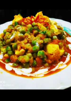 মটর পনির(matar paneer recipe in Bengali) রেসিপির প্রধান ছবি