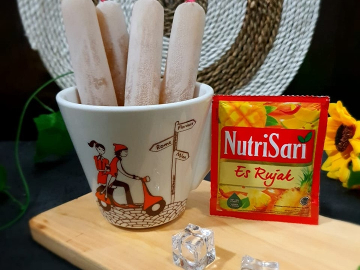 Langkah Mudah untuk Membuat Es Lilin Rujak Nutrisari, Lezat