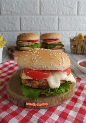 Foto resep Burger Tempe