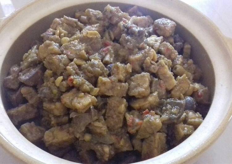 Sambel goreng ati ampela mix tempe