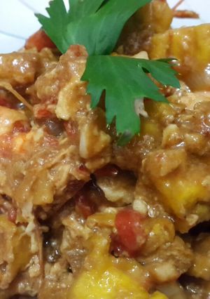 Foto resep Udang tahu saos padang