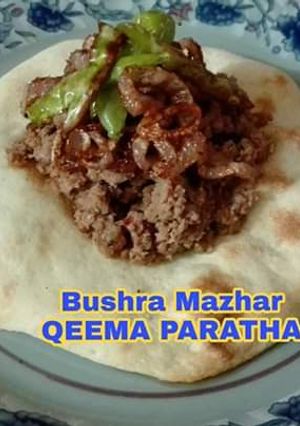 A picture of Qeema Paratha.