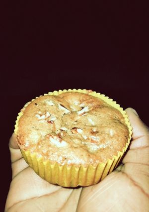 Una foto de Muffins de plátano y nuez