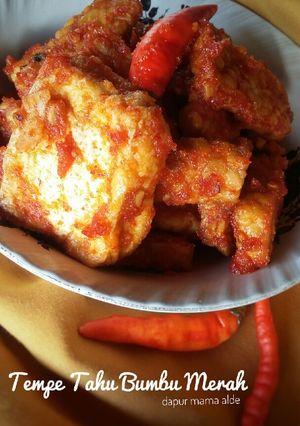 Foto resep Tempe Tahu Bumbu Merah