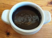 Una foto de ganache de limón